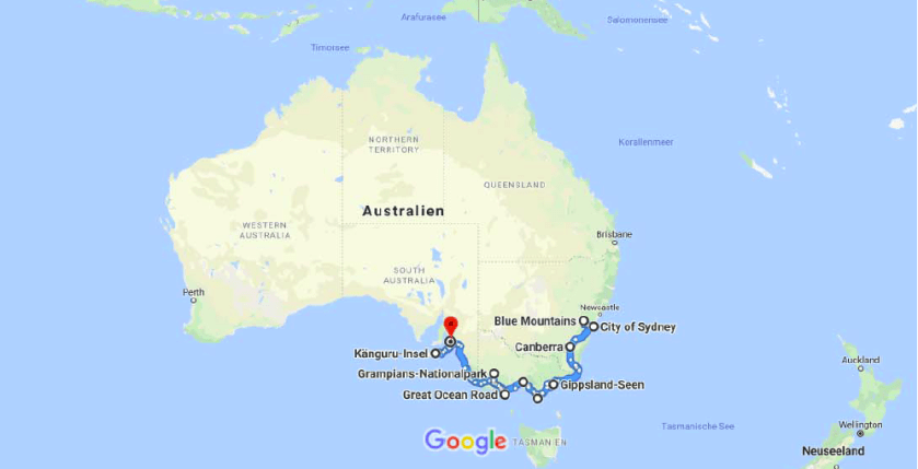 Australien Übersicht