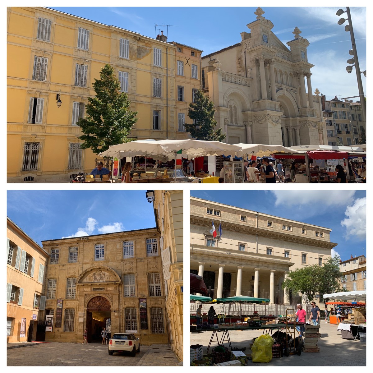 Abschied von Gonfaron, Stoppover in Aix en&nbsp;Provence