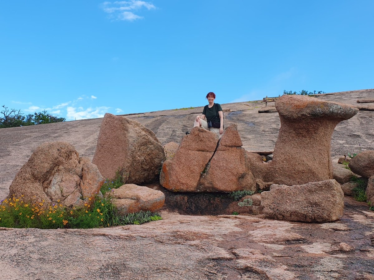 Gewitter am Enchanted Rock und kleine&nbsp;Stipvisiten
